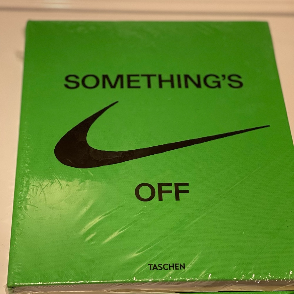 New Virgil Abloh x Nike ICONS The Tens Something's Off Book Green